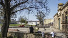 Vista de la zona que el Ayuntamiento prev convertir en una zona de esparcimiento para el barrio