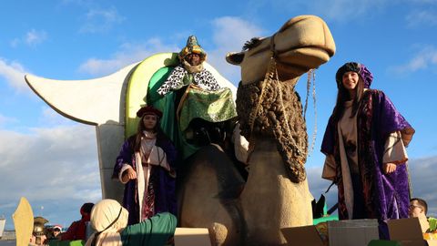 Cabalgata de Reyes en A Pobra.