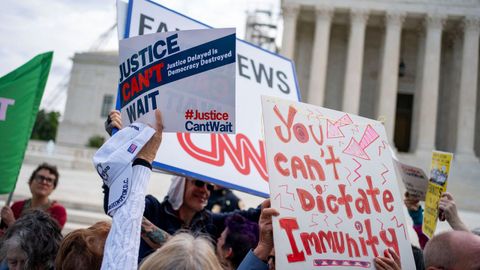 Protestas contra Trump, el jueves ante el Tribunal Supremo de EE.UU.
