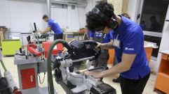 Alumnos del CIFP Ferrolterra, en una foto de archivo.