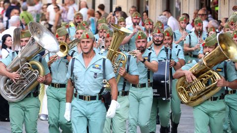La banda de la Guardia Civil tambi�n particip� en el encuentro