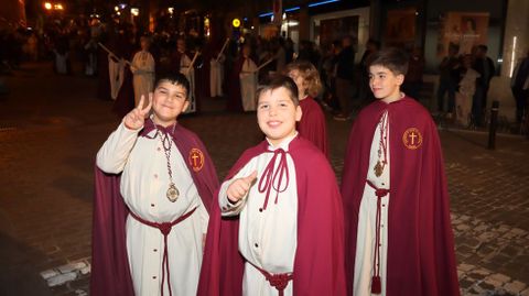 Desenclavo y procesi�n del Santo Entierro en Boiro