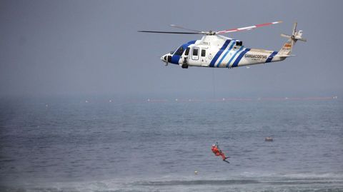 Simulacro realizado en Vigo con el Pesca-1