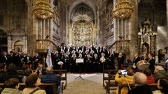 Concierto de la Coral de Ruada en la catedral de Ourense