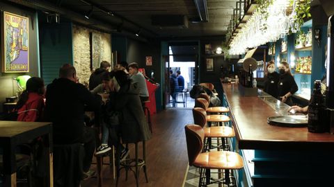 Barra vacía en el Ho Gruf, de Lugo