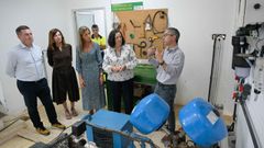 Bel�n do Campo, durante su visita de ayer a Ponteceso