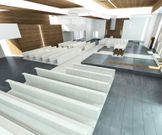 En el dise�o interior del templo de Milladoiro prima la sencillez.