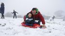 S�bado en la nieve en Ourense