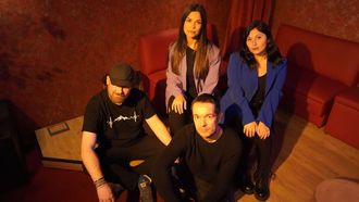 Carla (a la derecha) junto al resto de compañeros que componen Zavala: Kos, Elena y Víctor