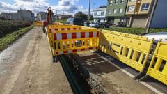 Obra, esta semana, en la Vila de Negreira de Carballo 