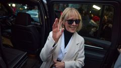 La periodista E. Jean Carroll, en el tribunal federal de Manhattan, en enero del 2024