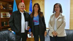 Jaime Sousa, Mar�a Mart�nez Allegue y Pilar Fern�ndez.