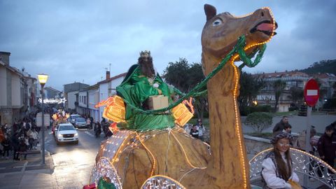 Imagen de la cabalgata el pasado a�o en Porto do Son
