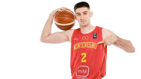 Aleksa Ilic, p�vot de la selecci�n de Macedonia y nuevo jugador del Breog�n 2026-2027.
