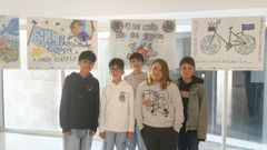 <span lang= gl >Os alumnos premiados:�Xisco Purri�os, Dani Carballo, Liam V�zquez, Manuel Dom�nguez e�Roi Felgueiras</span>