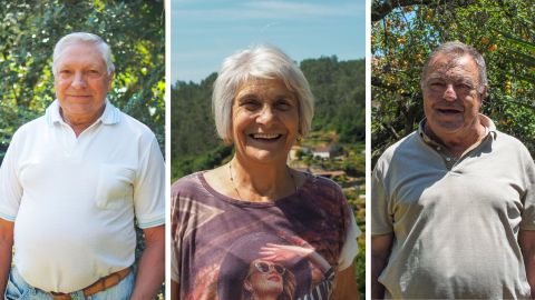 Tomás Rodríguez, Nieves Castro y Luis González