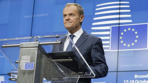 El ex presidente del Consejo Europeo, Donald Tusk