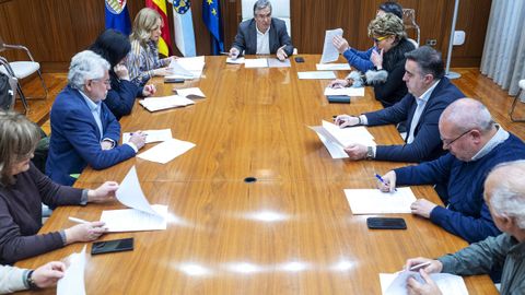 Reunión de la Junta de Gobierno de la Diputación de Ourense.