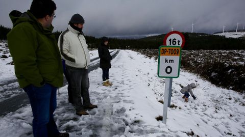 Nieve en O Caxado