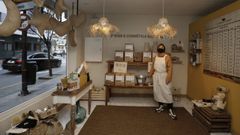 Patricia P�rez, de O Ferrado Marelo que organiza la iniciativa con Con Sentidi�o, centro de ocio infantil