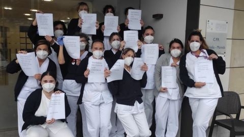 Protesta de trabajadores del ERA