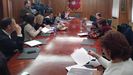 El presidente del Colegio de M�dicos de Asturias, Alejandro Bra�a, ofrece una rueda de prensa
