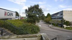 Parte del tramo de la avenida de Compostela cedida por el ministerio al Concello de Pontevedra