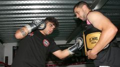 Silvestre Gómez, en una imagen de archivo durante un entrenamiento.