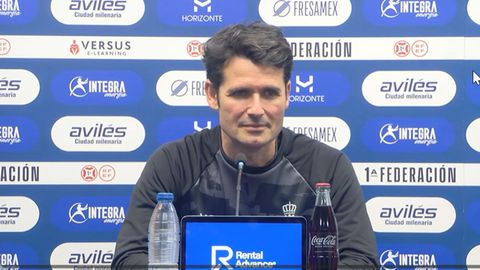 Lolo Escobar, entrenador del Real Avil&eacute;s. 