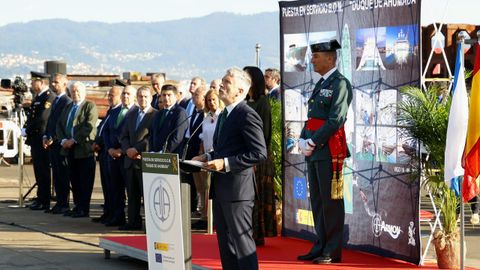 Acto oficial de entrega a la Guardia Civil del buque ocenico