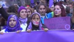 En directo, la manifestaci�n del 8-M en Madrid