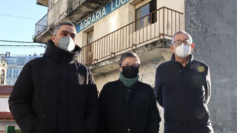 Parte del grupo nacionalista carballés, esta semana ante la Cámara