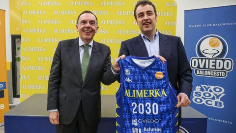 Alejandro Fernández y Fernando Villabella en la presentación del acuerdo
