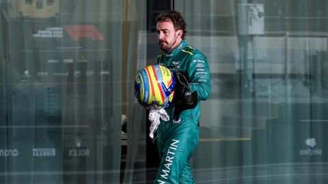 Fernando Alonso.Fernando Alonso, piloto de Aston Martin en Catar