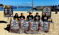 La presentaci�n del Festival SonR�as Baixas tuvo lugar ayer en la playa de A Banda do R�o de Bueu.