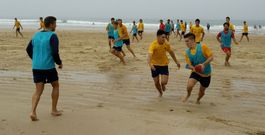 Los jugadores m�s j�venes tambi�n participaron en una jornada de desconexi�n para la plantilla verdiblanca. 
