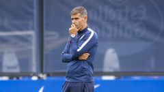 Antonio Hidalgo, durante un entrenamiento en el D�por Training Center.