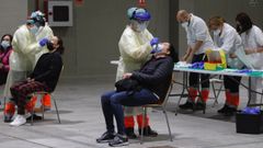 En Vilagarc�a empez� este viernes un cribado con PCR para vecinos de 30 a 49 a�os, que se prolongar� hasta el domingo