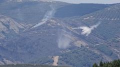 Segundo da de las labores de extincin de los fuegos de O Invernadoiro