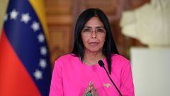 La vicepresidenta venezolana, Delcy Rodrguez, en una imagen de archivo.