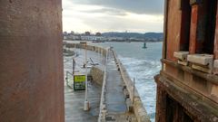 Rompeolas del muelle de Gij�n