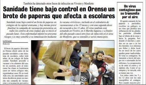 P�gina de La Voz de Galicia del 19 de enero de 1996