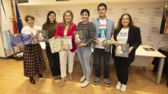 Mar�a Jos�, Laura, M�nica, Mar, Sergio e Sandra, onte.