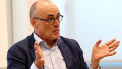 Miguel �ngel Aguilar, fiscal contra los delitos de odio, en la Facultade de Pol�ticas de la USC.