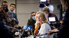 Sigrid Kaag, l�der de D66, que se ha convertido en segunda fuerza parlamentaria