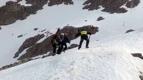 Rescate en la�Sotres Sky Race