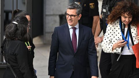 F�lix Bola�os, a su llegada al Congreso