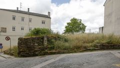 Restos de la muralla en la zona vieja de Vilalba