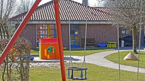 Exterior de una guarder�a, en una imagen de archivo