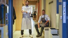 Julio Sotomayor y Dani Gzman, del restaurante Nova de Ourense